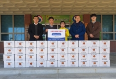여주준법지원센터, (사)한국나눔연맹으로부터 사랑의 김장 김치  100박스 기증